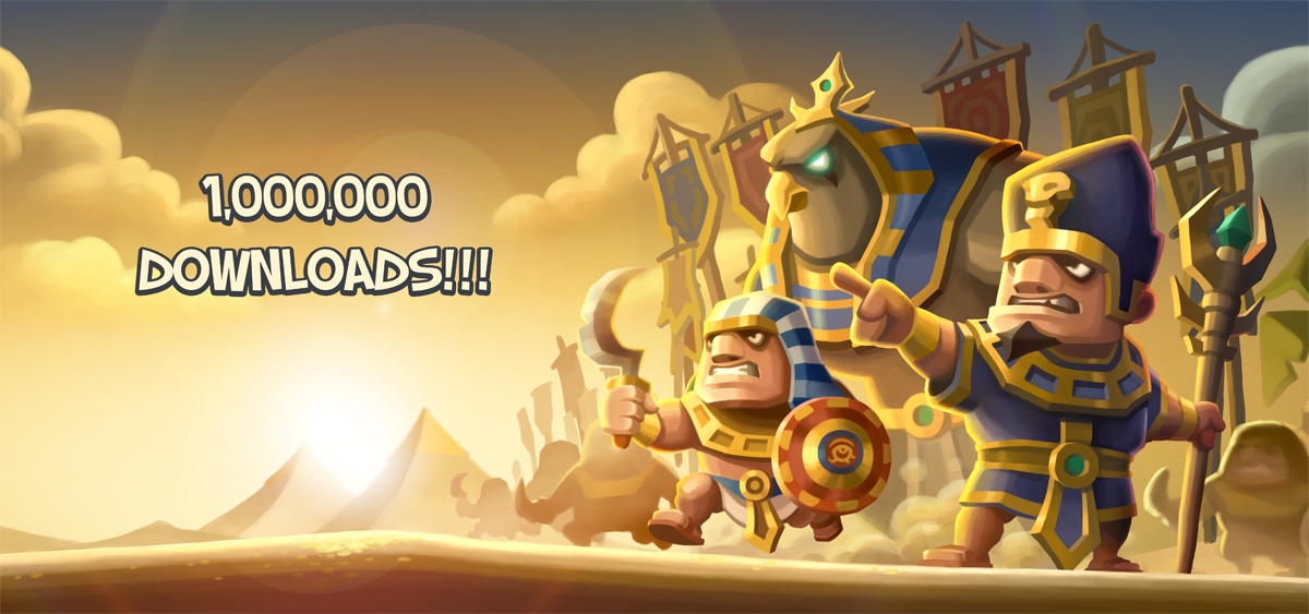 Empires of Sand reaches 1 million downloads