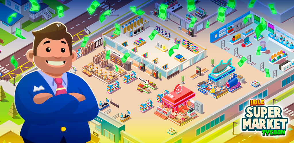 Idle Supermarket Tycoon - Idle Management Game